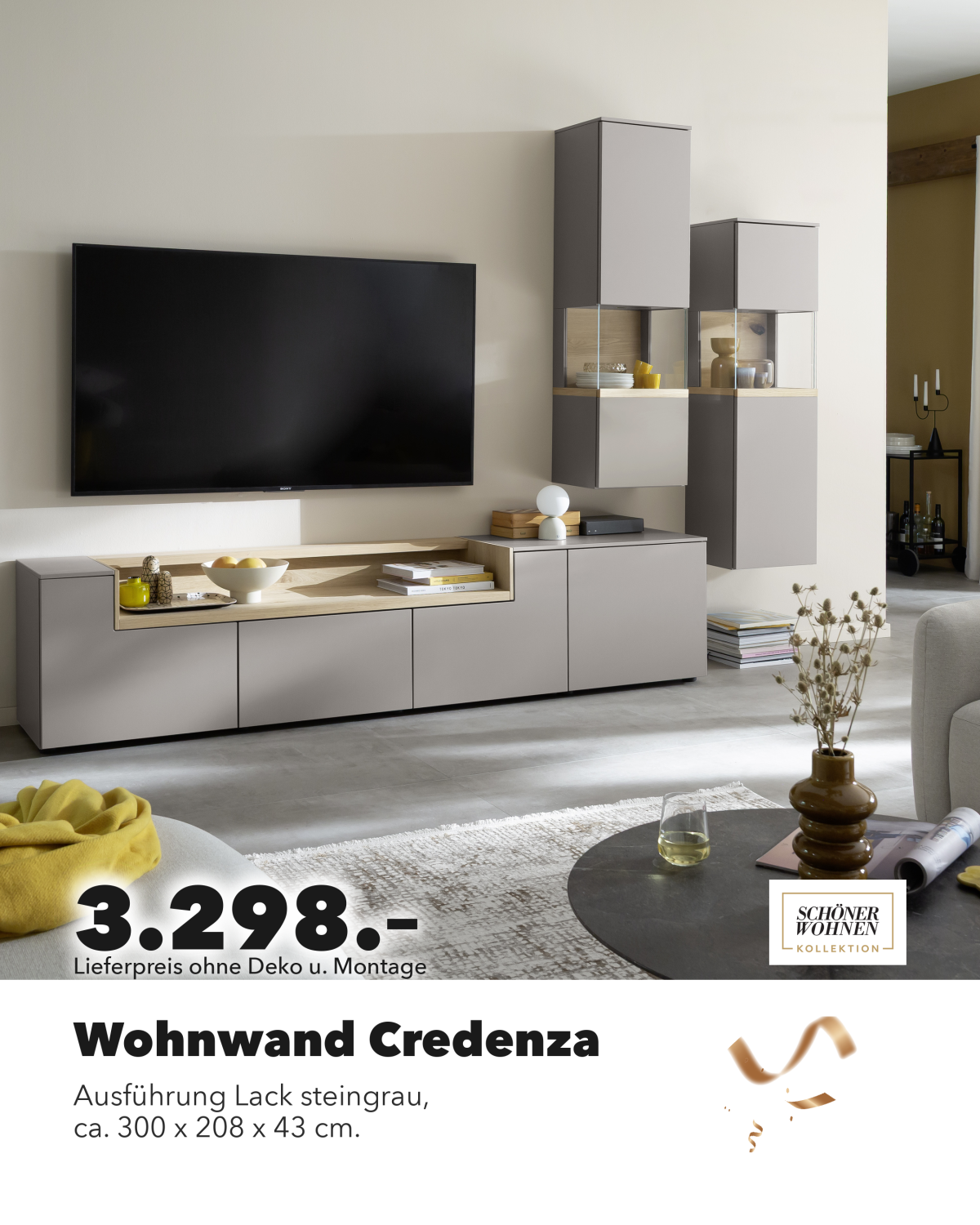 Hensel Jubilaeum2 SoMe Kachel 26 09 08 Wohnwand Credenza